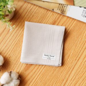 ผ้าเช็ดหน้าสีพื้น พาสเทล คอตตอน100% ขนาด 43x43ซม สีครีม
