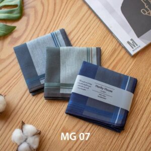 ผ้าเช็ดหน้า ชุด3ผืน ผ้าเช็ดหน้า cotton ทอลายเนื้อดี ขนาด43×43ซม MG07
